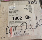 Emerson S88-503, 1/2 Hp Phase, 208-230V, Fan Condenser. Fixed Price $175.00.