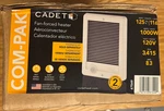 Cadet 120V Com-pak Series Wall Heater Complete Unit White 67549. Fixed Price $60.00.