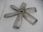 Vintage Hartzell Industrial Blower Or Exhaust Fan 6 Blade Cast Aluminum Cl. Fixed Price $99.99.