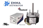 Rostock A/c Condenser Fan Motor 1/4 Hp 230V 825 Rpm Cw/ccw Shaft 1/2" Ul Approv.. Fixed Price $145.00.