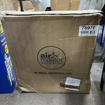 Airmaster Light-duty Industrial Fan 20" Non-oscillating, 115VAC, # 78970. Fixed Price $112.50.