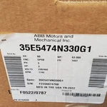 Baldor 35E5474N330G1 3HP Motor 230/460VAC 1740RPM Fr 145T - New In Box. Fixed Price $495.90.