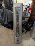 Ozeri OZF1 42 Inch Tower Fan Plastic Housing / Case - Minor Scuffing, Silver. Fixed Price $30.00.