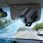 Portable Car Clip Fan Led Display 360 Air Conditioner Mini Rechargeable. Fixed Price $17.59.