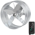 Iliving 14" Wall Mounted Variable Speed Gable Exhaust Fan With Thermostat. Fixed Price $129.00.