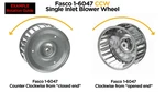 Lau 02895752 Blower Wheel 1/2" Od Plastic Fan. Fixed Price $71.15.