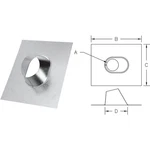 Selkirk In. Rv Gas Vent Adjustable Roof Flashing 105825. Fixed Price $27.76.