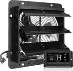 Shutter Exhaust Fan, 10'' Wall Mount Attic With Temperature Humidity Control. Fixed Price $221.48.