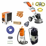 Husqvarna PG450 Concrete Floor Grinder Power Supply Bundle And Vacuum. Fixed Price $12558.00.