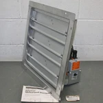 Dayton Motorized Damper 3C725, 17" Square Exhaust Fan Vent, 120-240V Ac. Fixed Price $179.95.