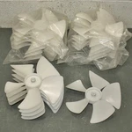 (15) Thorgren Fan Propeller 5C178, 7" Od, 5/16" Bore, Blade, Cw, White Plastic. Fixed Price $69.95.