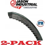 2-PACK! Jason AX47 Cogged Classical V-belt 1/2" Wide 47" Inside, 49" Outside. Fixed Price $32.32.