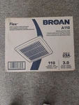 Broan A110 Ventilation Fan.. Brand New In Box !!! 3.0 Sones/ 110CFM. Fixed Price $79.95.