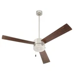 Oxygen Lighting Allegro Blade Ceiling Fan, Satin Nickel/silver 3-119-24. Fixed Price $183.68.