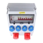 Industrial Electrical Box With Circuit Breakers 220- And 380-415V Sockets. Fixed Price $249.99.