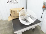 Schaefer VK24-3 Horizontal Air Flow Fan 24" 1/2HP 230/460V 3PH 1800RPM 7750CFM. Fixed Price $419.99.