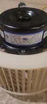 Hisense Dehumidifier DH100KP1WG Blower Motor, And Wheel. Fixed Price $19.00.
