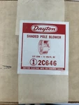 Dayton Shaded Pole Blower 2C646 Vintage New Box 12V Dc 137 Cfm -. Fixed Price $30.00.