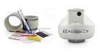Radonaway RP140 Fan & Install Kit Couplings U-tube Vacuum Gauge Labels. Fixed Price $199.89.