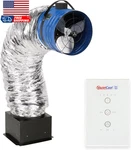 Qc CL-1500 Rf Classic Advanced Whole House Fan With Wireless Control 1472 Cfm. Fixed Price $1010.09.