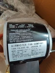 Airmaster Pedestal Fan Motor 1/4 Hp 120VAC 1125 Rpm 3 Speed. Fixed Price $325.00.