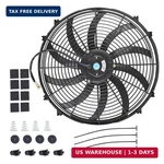16 Inch Slim Fan Push Pull Electric Radiator Cooling Universal High Performa. Fixed Price $66.81.
