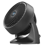 12" Black Desktop Fan Compact Whole Room 3 Speed Pivoting Head Deep Pitch Blade. Fixed Price $59.00.