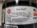 Us Motors Eco Tech W/ Module 3/4 Hp Model# M055PWDBK-0447 Ecm Blower. Fixed Price $184.99.