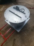 Dayton 4YC90 3/4 Hp 115VOLT 14 In Blade Dia Axial Downblast Roof Exhaust Fan. Fixed Price $325.00.
