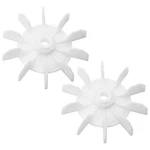 Air Compressor Fan 2PCS Replacement White Direct Blades 14MM D-hole. Fixed Price $21.73.