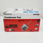 Wagner WG840728 Condenser Fan Motor 1/4 Hp 208-230V Hvac New. Fixed Price $67.00.