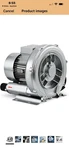 Byjoph SX250W 110V 60HZ Single Phase 0.4HP 33CFM Sewage Aeration Aquarium Pond. Fixed Price $150.00.