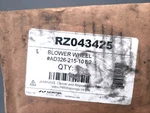 Reznor RZ043425 Blower Wheel, 3.81" Diameter, 1/4" Bore, Clockwise. Fixed Price $79.98.